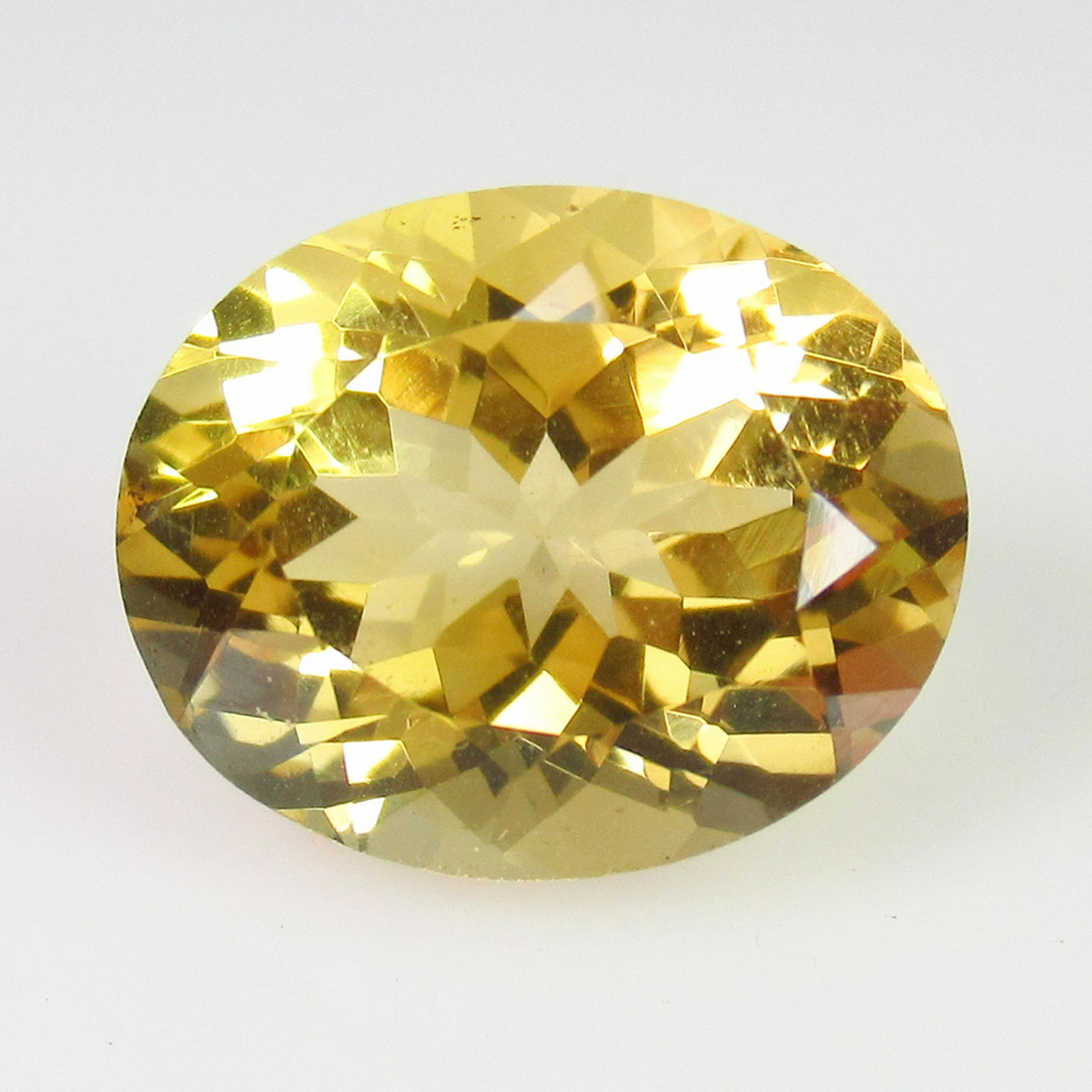 6.74 Ct Genuine Whisky Citrine Oval Cut (1 of 2)