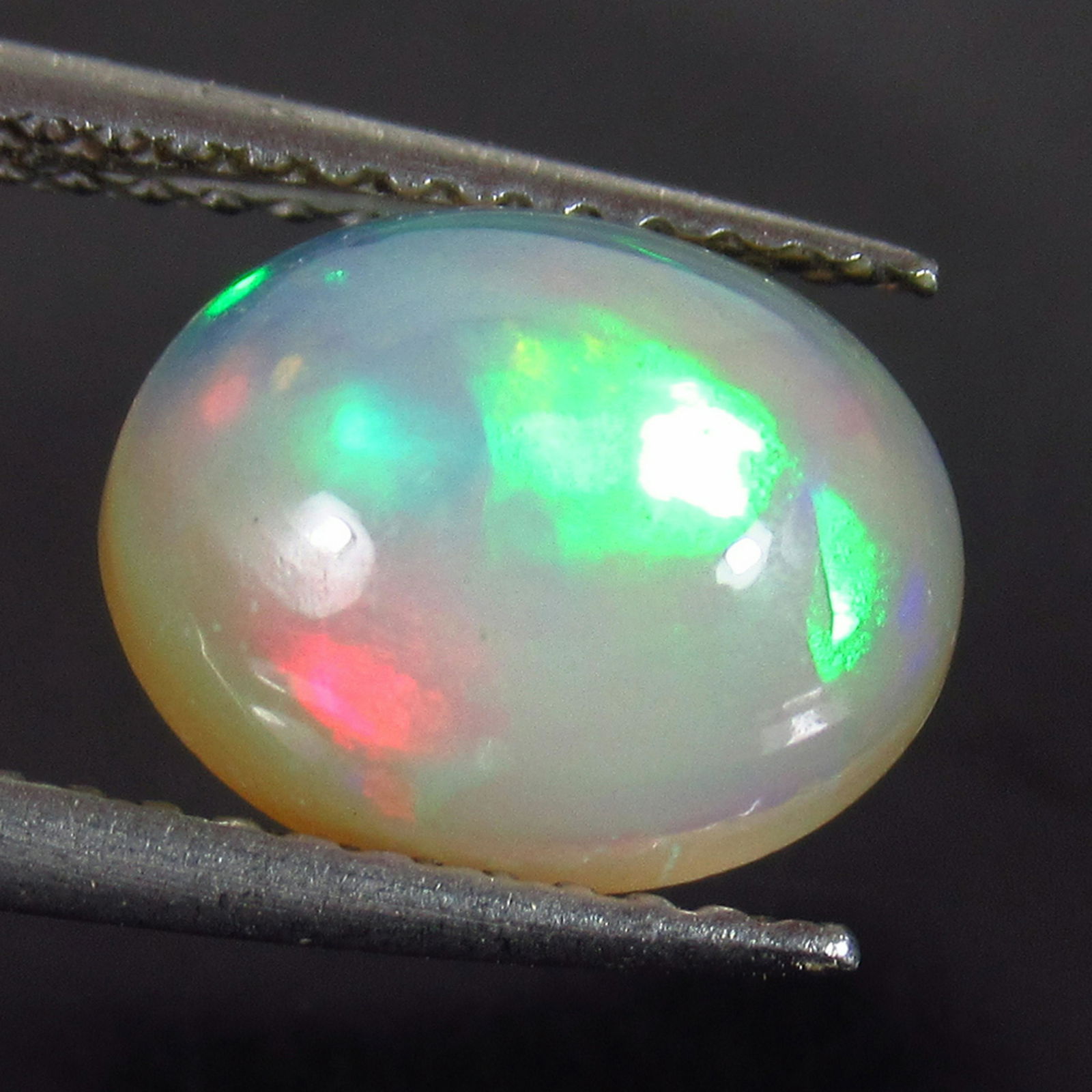 1.82 Ct Genuine Ethiopian  10x8mm Opal Oval Cab (1 of 2)