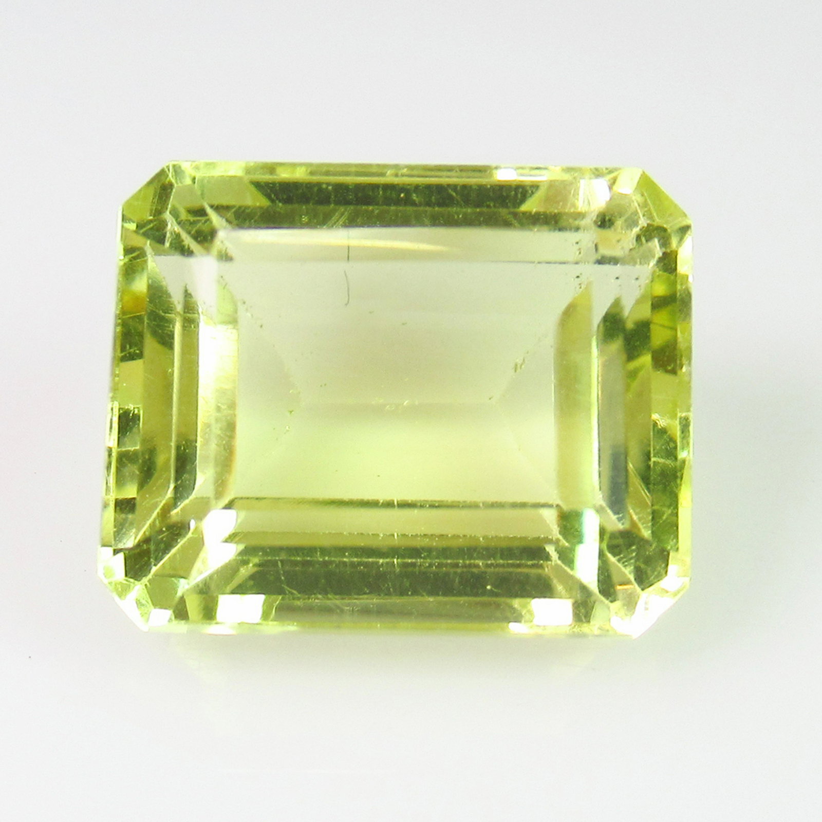 12.99 Ct Natural Yellow Lemon Quartz Emerald Cut (1 of 2)