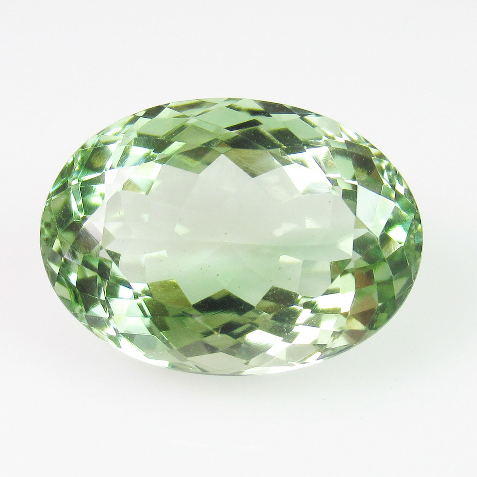 11.81 Ct Genuine Green Amethyst Oval Cut (1 of 2)