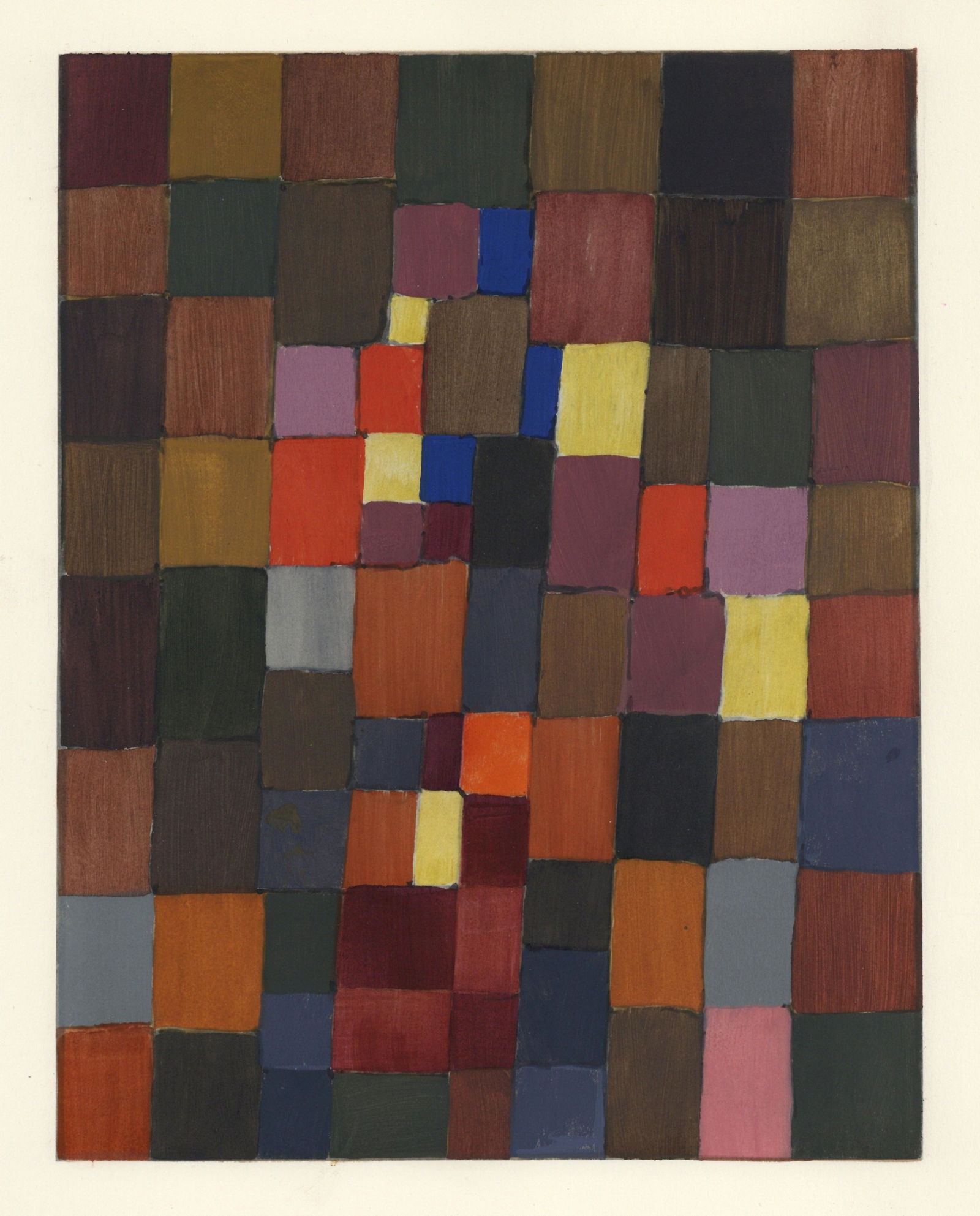 Paul Klee pochoir "Architecture" (1 of 1)