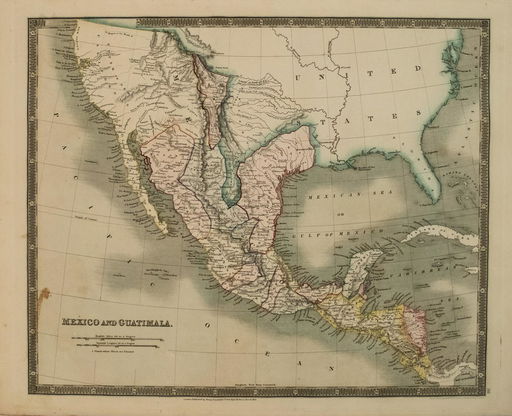 1831 Teesdale Map Of Mexico And Central America 1831 Teesdale Map Of Mexico And Central America