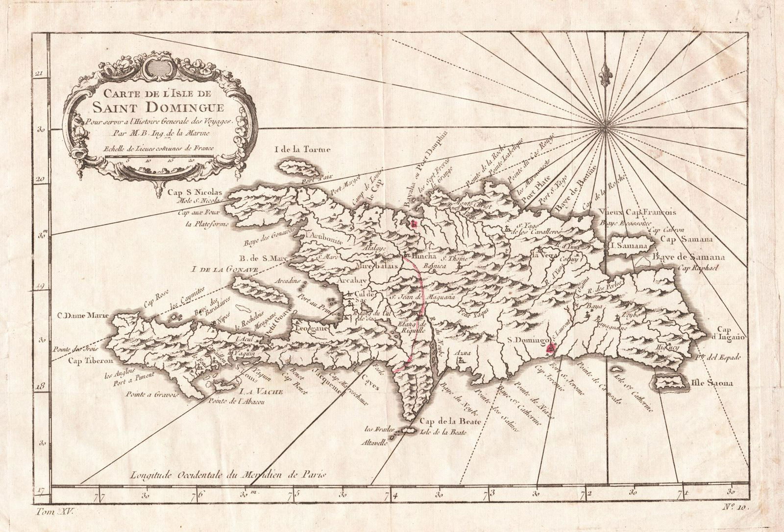 Bellin: Classic Hispaniola Map (1 of 1)