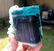 534 Gram Double Terminated Blue Cap Tourmaline Crystal - 7