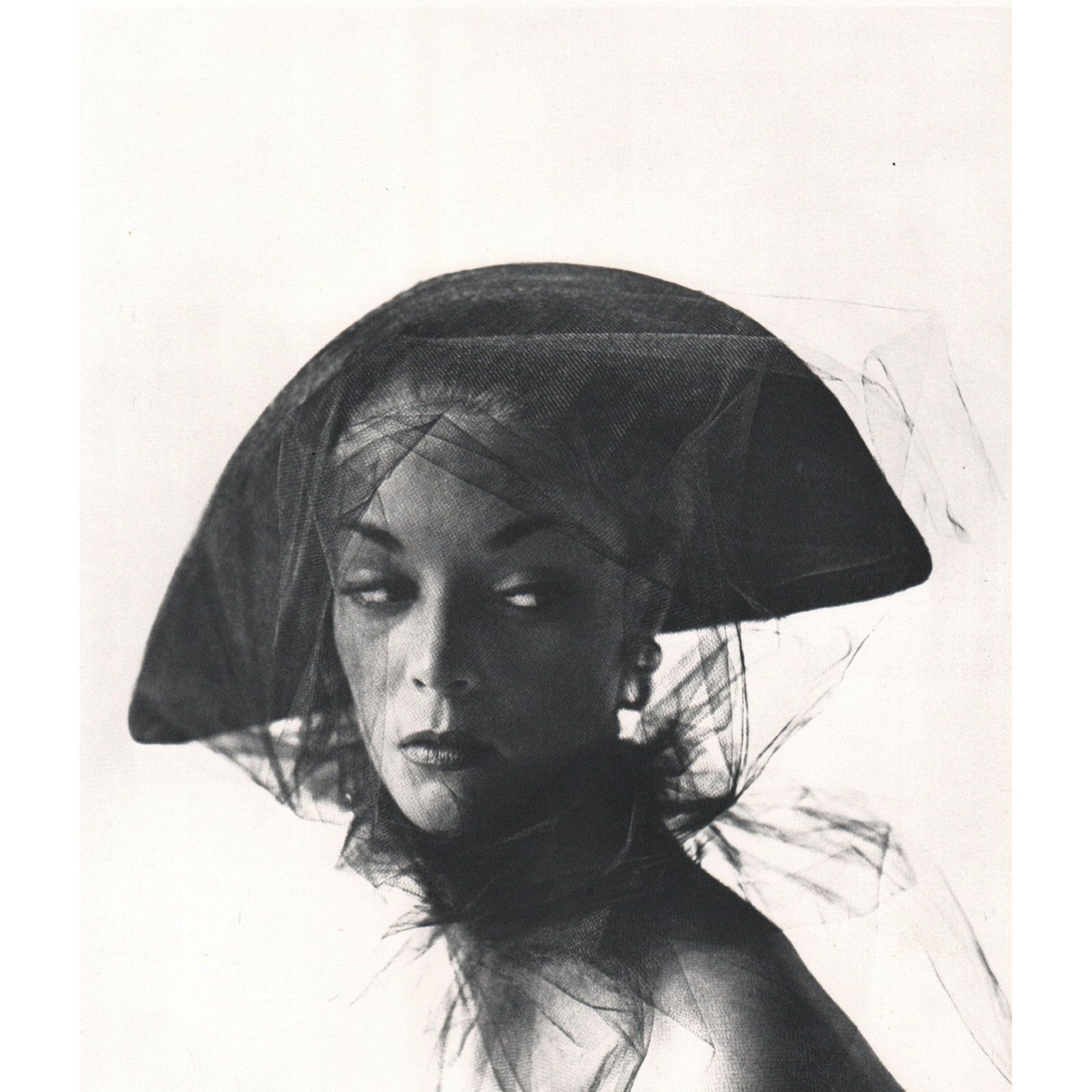 IRVING PENN - New York Night Look, 1949: Artist: IRVING PENN Print Title: New York Night Look, 1949 Medium: Sheet-fed Gravure Printing Date: 1960's Printed in Switzerland Image Size approx: 7.5 X 8.5 inches Irving Pennwas an American photogr