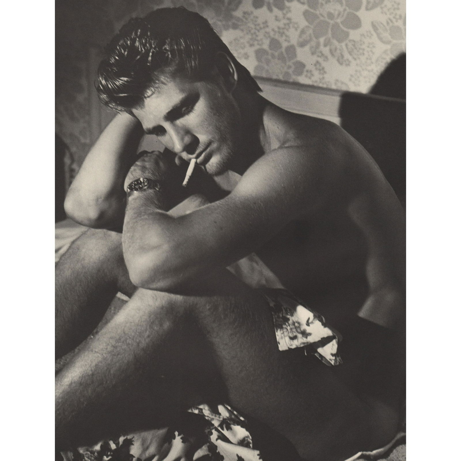 BRUCE WEBER - Hotel Room, Rio de Janeiro: Artist: BRUCE WEBER Print Title: Hotel Room, Rio de Janeiro Medium: Sheet-fed Gravure Printing Date: 1980's Printed in the USA Image Size approx: 11 X 14 inches Bruce Weber is an American fashion phot