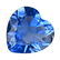 6.10 ct natural color change flourite heart