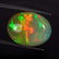 8.00 Ctw Natural Ethiopian Multi-Color Fire Opal Oval