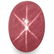 3.85-Carat Natural & Unheated 6-Ray Star Ruby from