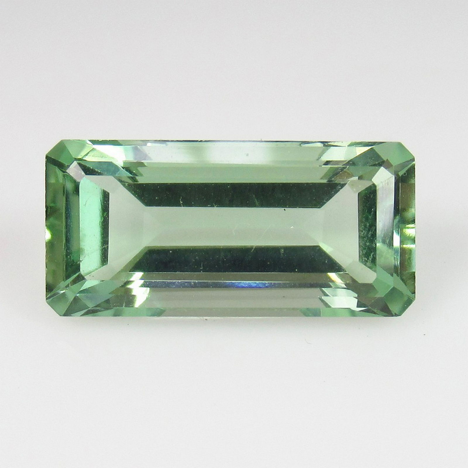 7.15 Ctw Natural Brazil Green Amethyst Emerald Cut (1 of 2)