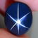 3,91 ct Natural Deep Blue Sapphire 6 Rays Star