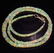 36.79 Ct 925 Silver Genuine 290 Opal Beads Necklace