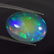 4.96 Ctw Natural Ethiopian Multi-Color Fire Opal Oval