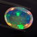 4.96 Ctw Natural Ethiopian Multi-Color Fire Opal Oval - 2