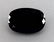 GIA Certified 12.68 Ct Fancy Black Oval Brilliant