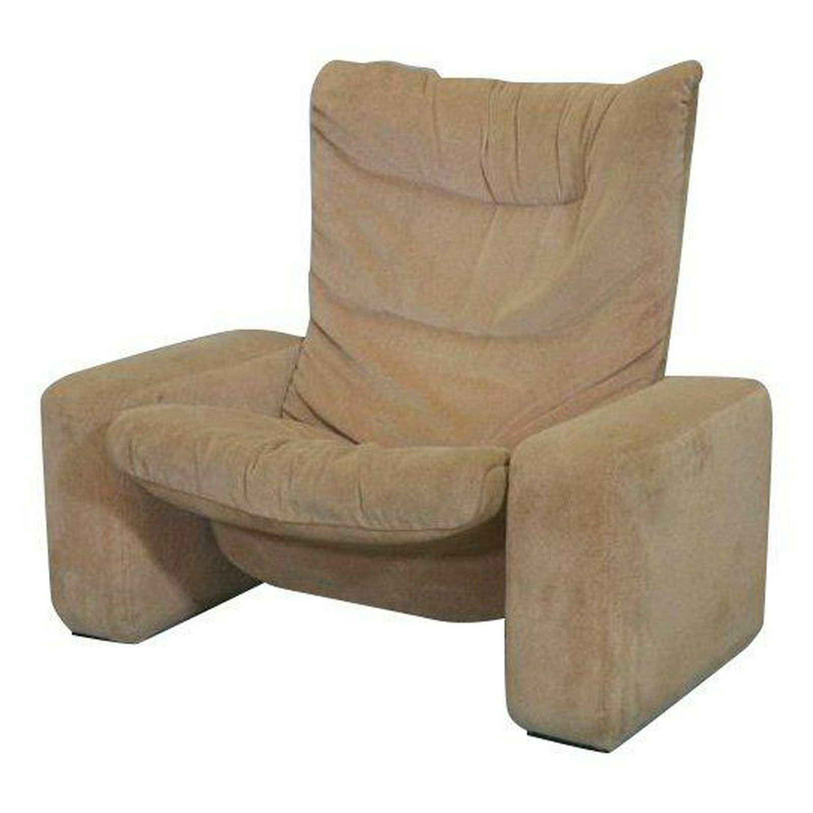 Arflex Rocking Club Chair: Condition; Good; Dimensions; Height: 36" / 91.44cm Depth: 30" / 76.2cm Width: 41" / 104.14cm Seat Height: 17" / 43.18cm Designed By: Marcello Cuneo Manufactured By: Arflex Literature: ottagono #69 Jun