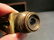 Brass Traveling Telescope Binoculars Monocular Wood Box - 5