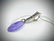 Necklace w Pink Amethyst, Violet Jade & CZ Pendant - 2