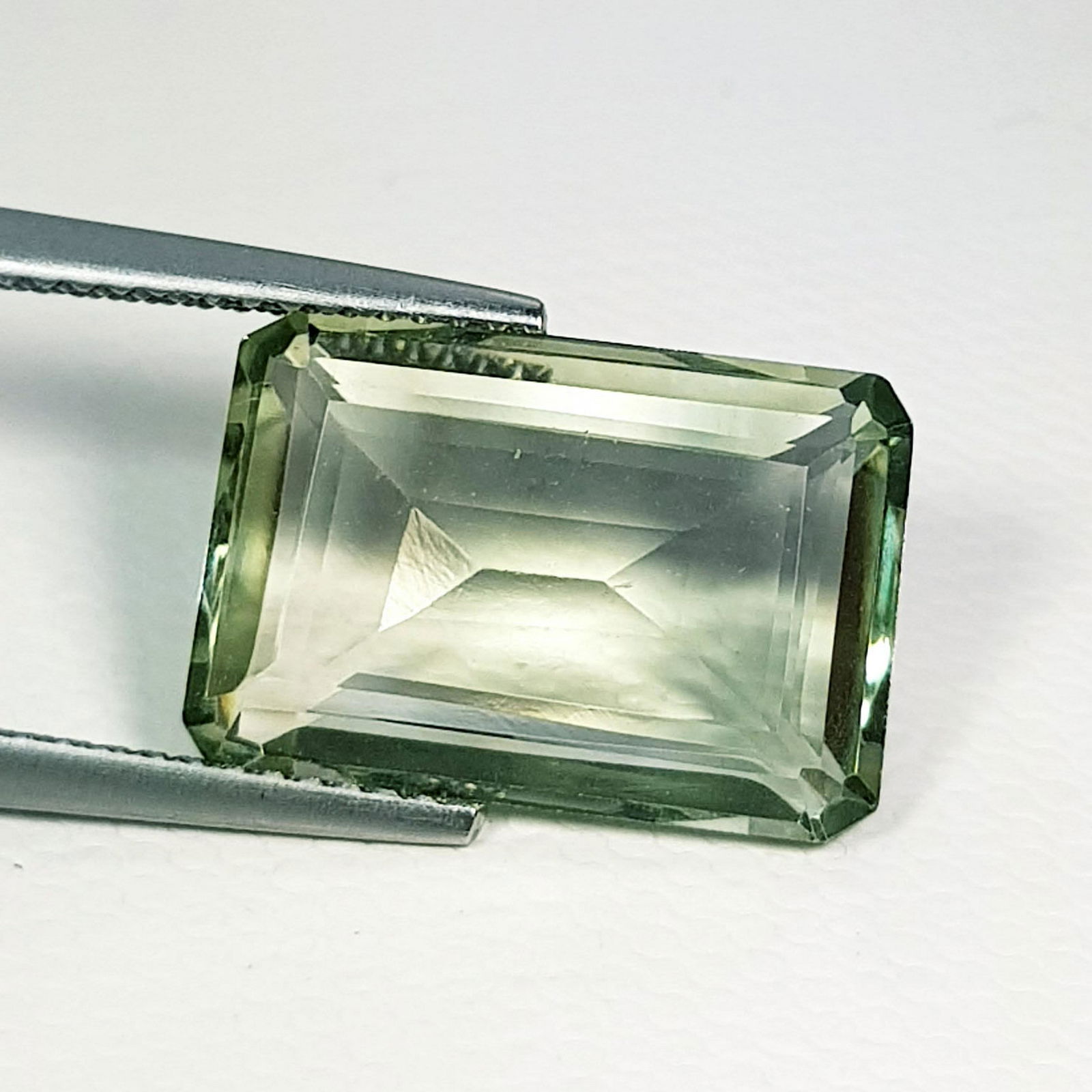 Natural Green Amethyst Emerald Cut 7.65 ct (1 of 4)