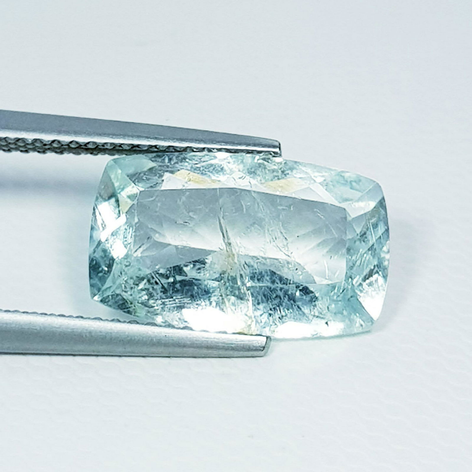 4.45 ct Natural Aquamarine Cushion Cut (1 of 6)