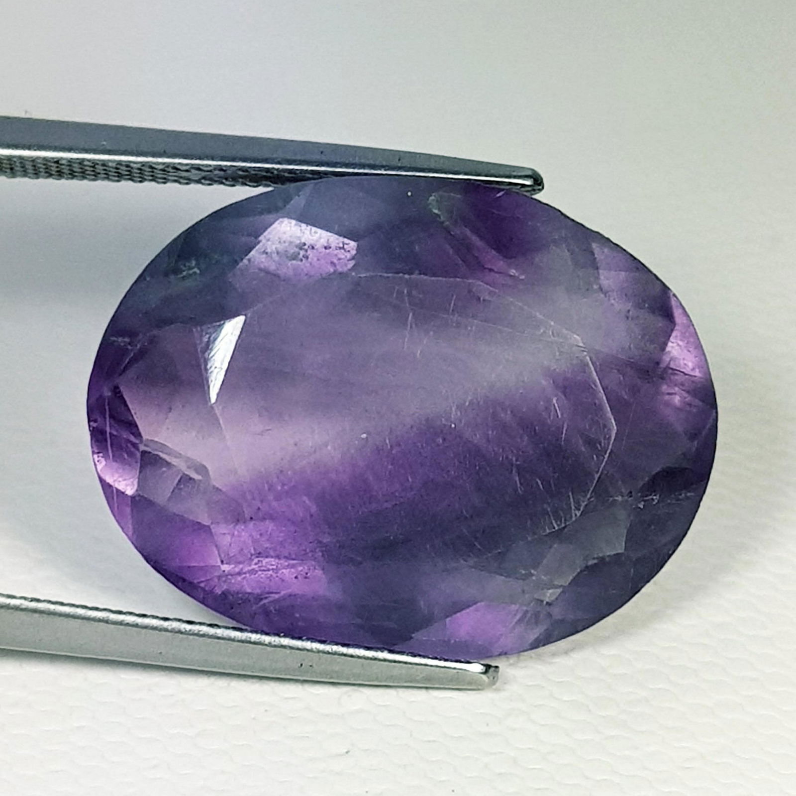 Natural Bi-Color Fluorite Oval Cut 30.00 ct (1 of 6)