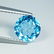 Natural Blue Topaz Round Cut 2.15 ct