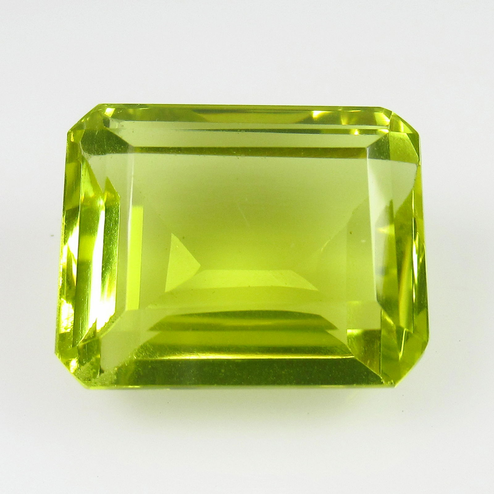 11.62 Ct Genuine Yellow Lemon Quartz Emerald Cut (1 of 2)