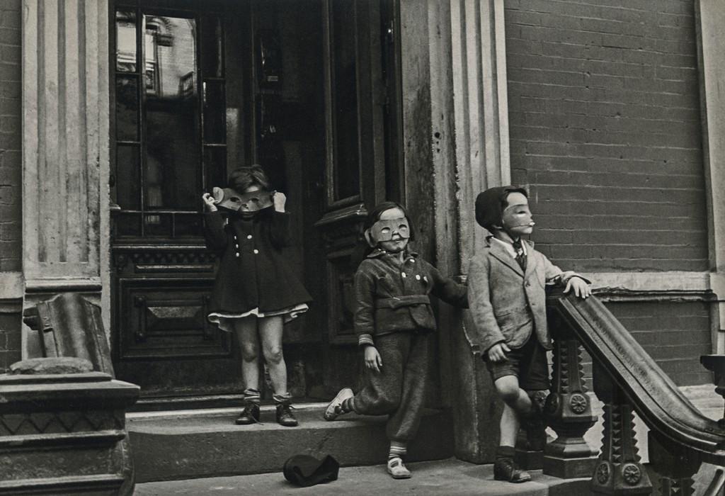 HELEN LEVITT - NYC, 1939: Artist: Helen Levitt Title: NYC, 1939 Medium: Photo Litho, 1991, USA Dimensions: 7.4x5.05" Heat Wax Mounted on 8.5x11" Conservation Board Helen Levitt (1913 - 2009) was an American photographer. She w