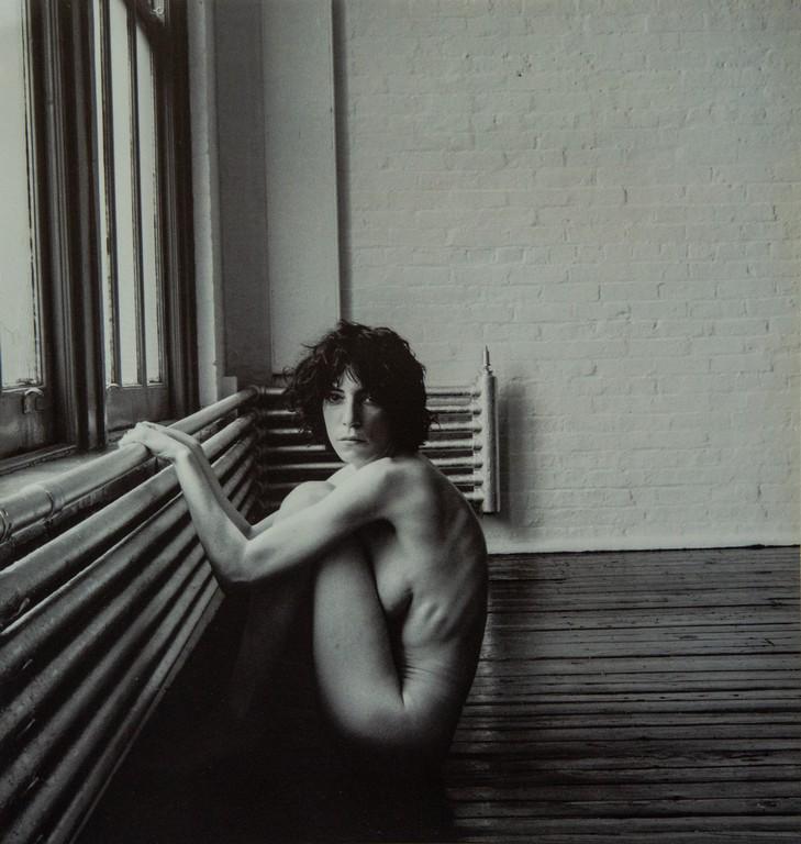 ROBERT MAPPLETHORPE - Patti Smith: Artist: Robert Mapplethorpe Title: Patti Smith Medium: Photo Litho, 1998, Germany Dimensions: 8.9x9.35" Heat Wax Mounted on 12x16" Conservation Board Robert Mapplethorpe was an American photographer,