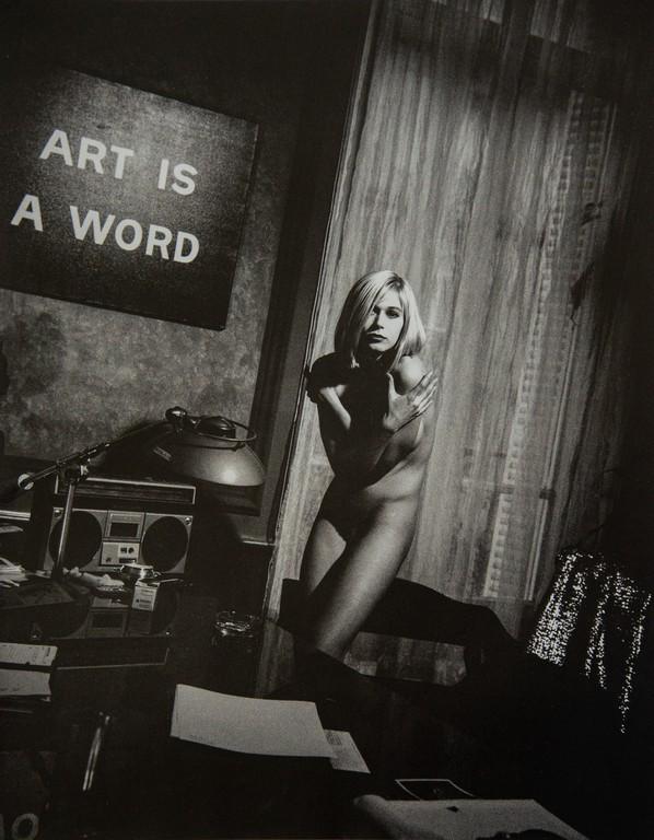 BETTINA RHEIMS - Art is a Word: Artist: Bettina Rheims Title: Art is a Word Medium: Photo Litho, 1989, Germany Dimensions: 8.85x11.45" Heat Wax Mounted on 12x16" Conservation Board Bettina Caroline Germaine Rheims is a French photog