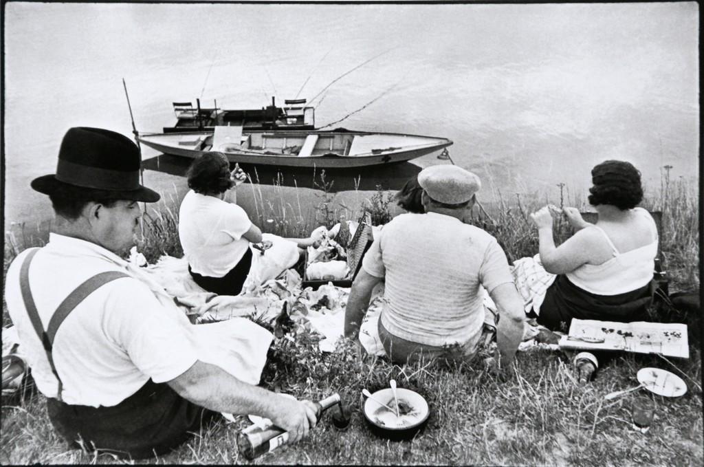 HENRI CARTIER BRESSON - Sunday on the Banks of the: Artist: Henri Cartier Bresson Title: Sunday on the Banks of the Marne, 1938 Date Printed: 2008 Medium: Photo Litho with Copyright Henri Cartier Bresson / Magnum Photos Printer Location: Italy Size: 15
