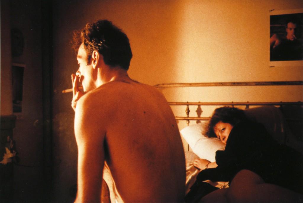 NAN GOLDIN - Nan and Brian in bed. New York, 1983: Artist: Nan Goldin Title: Nan and Brian in bed. New York, 1983 Date Printed: 2008 Medium: Photo Litho with Copyright Nan Goldin Printer Location: Italy Size: 15x22 cm - 5.9x8.5 inch Mount Size: 24x17 