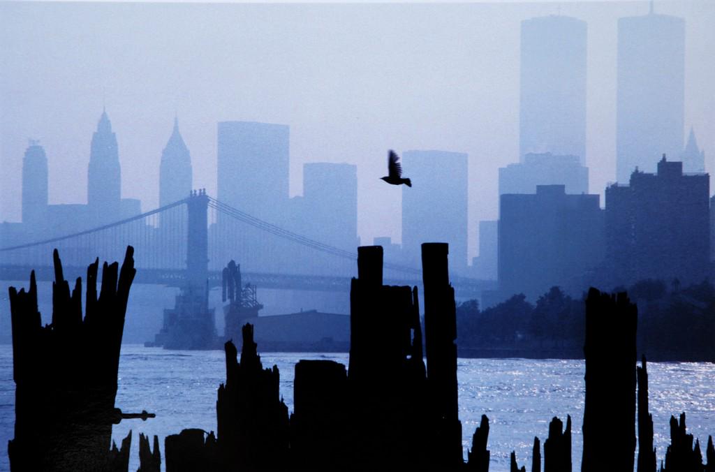 THOMAS HOEPKER - Skyline of Manhattan from Queens. New: Artist: Thomas Hoepker Title: Skyline of Manhattan from Queens. New York City.1983 Date Printed: 2008 Medium: Photo Litho with Copyright Thomas Hoepker / Magnum Photos Printer Location: Italy Size: 14