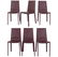 Arrben of Italy Leather Clad High Back Salinas Two