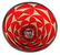 Barovier & Toso Red Mosaic Triangle Murano Glass Vase - 4