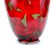 Barovier & Toso Red Mosaic Triangle Murano Glass Vase - 7