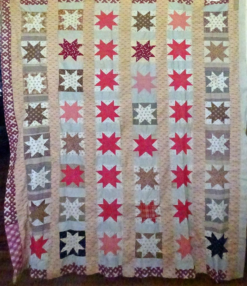 Antique Quilt Top C. 1850 (1 of 5)
