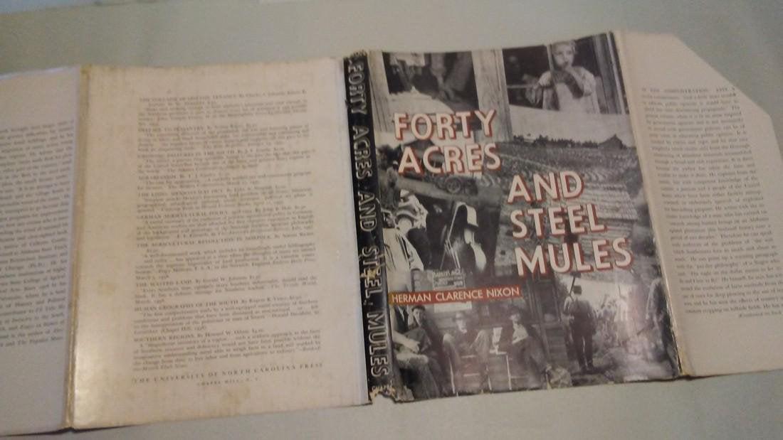 Forty Acres-1938-rural south photos-top photographers: Title: Forty Acres And Steel Mules; Provenance: 1938, First Edition, Southern U.S. FSA photographs by Walker Evans, Dorothea Lange, Arthur Rothstein, Carl Mydans, Carter, Shaun, among others. By Nixon