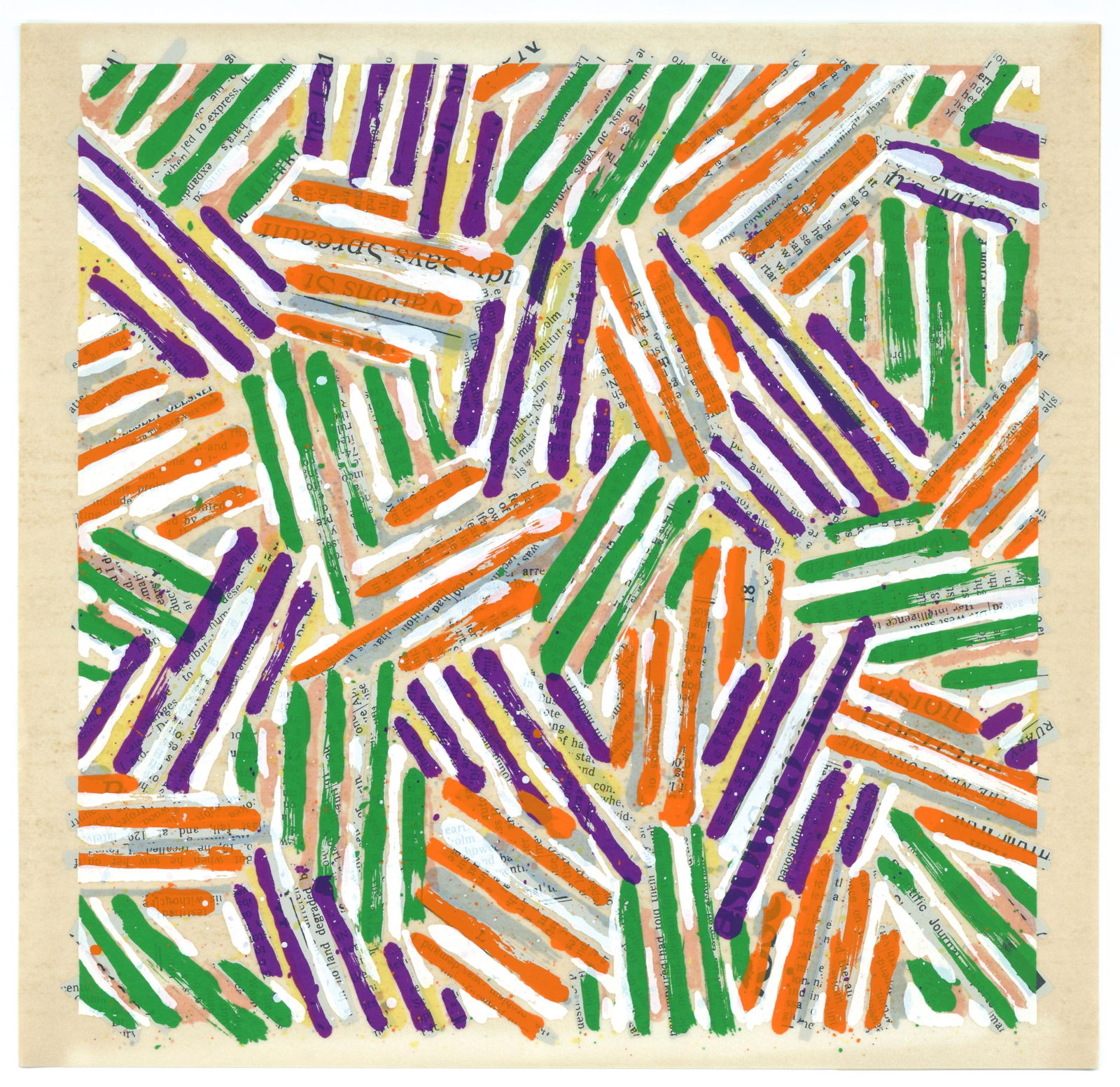 Jasper Johns original silkscreen, 1977 (1 of 1)