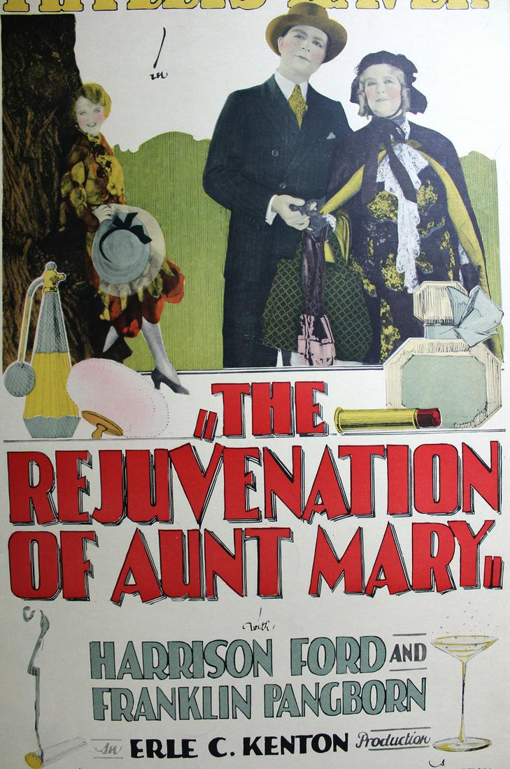 Rejuvenation of Aunt Mary (Metropolitan Pictures, 1927): The Rejuvenation of Aunt Mary (1927) Robson had first appeared in the Broadway play version of this story in 1907 when she was 49.[3] In this film she returns to enact the same part 20 years later at