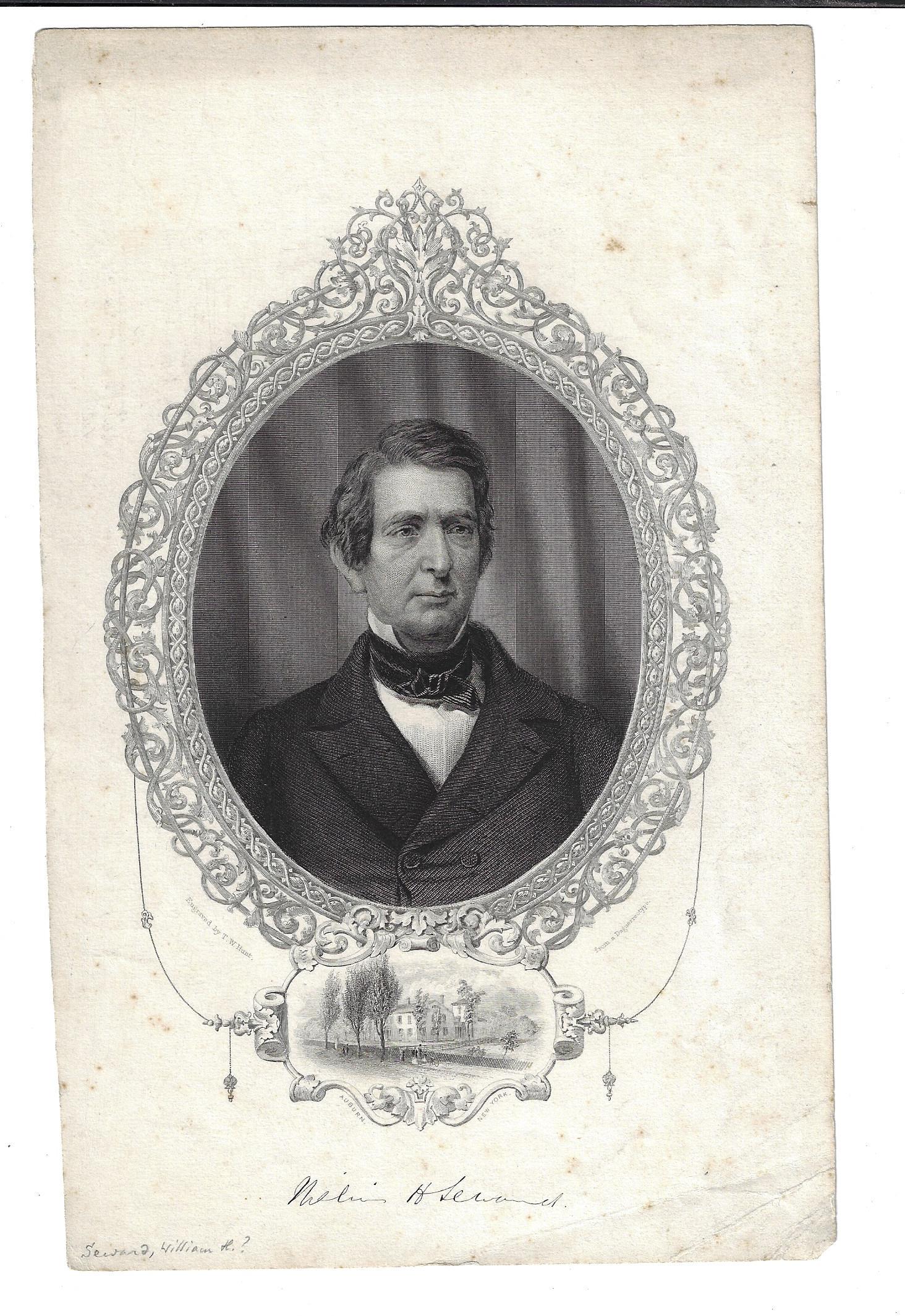 19th C Engraving of William Seward (1 of 1)
