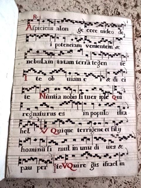 1777 Catholic Hymnal Manuscript in Original Leather (1 of 7)