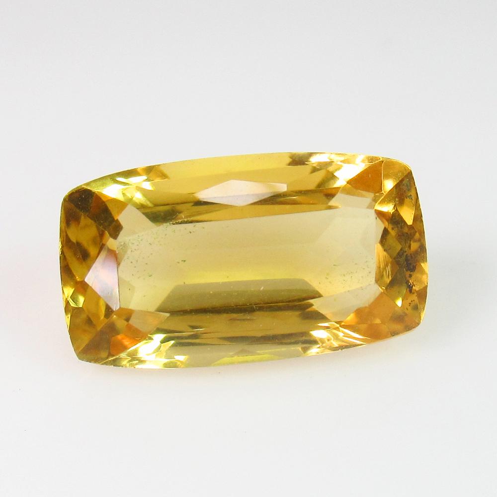 5.63 Ct Genuine Madeira Whisky Citrine Cushion Cut (1 of 2)