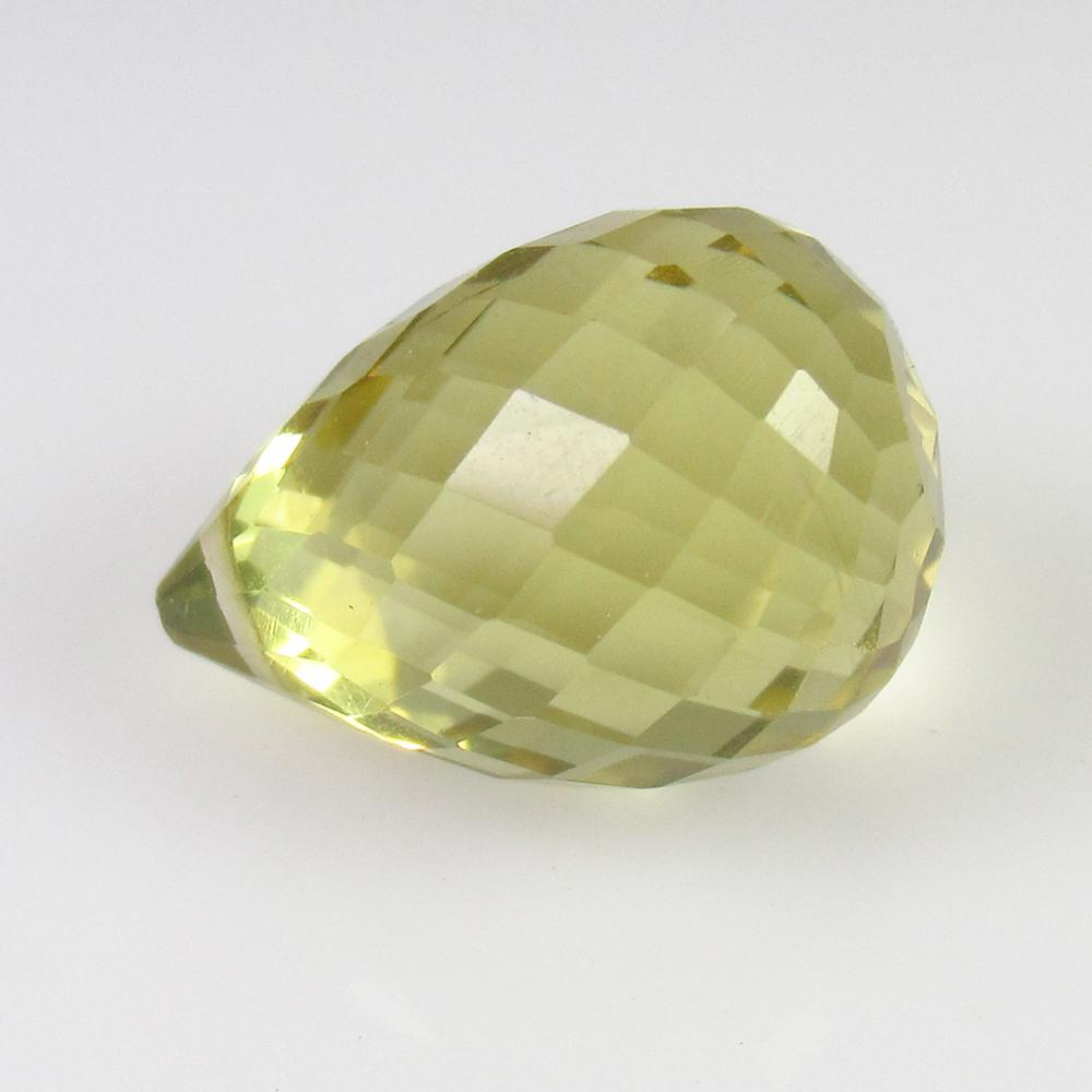 7.97 Ct Genuine Drilled Lemon Quartz Briolette Pear: No Reserve! Title: 7.97 Ct Genuine Drilled Lemon Quartz Briolette Pear Cut Stone Clarity: Transparent Gemstones: Natuarl Lemon Quartz Beads Carat Weights: 7.97 Size/Dimensions: 13.60 x 9.90 x 9.90 mm 