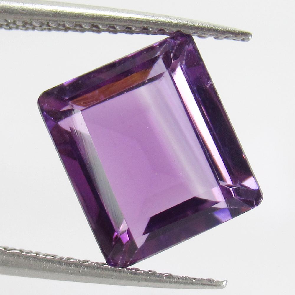 3.78 Ctw Natural  Purple Amethyst Emerald Cut (1 of 2)