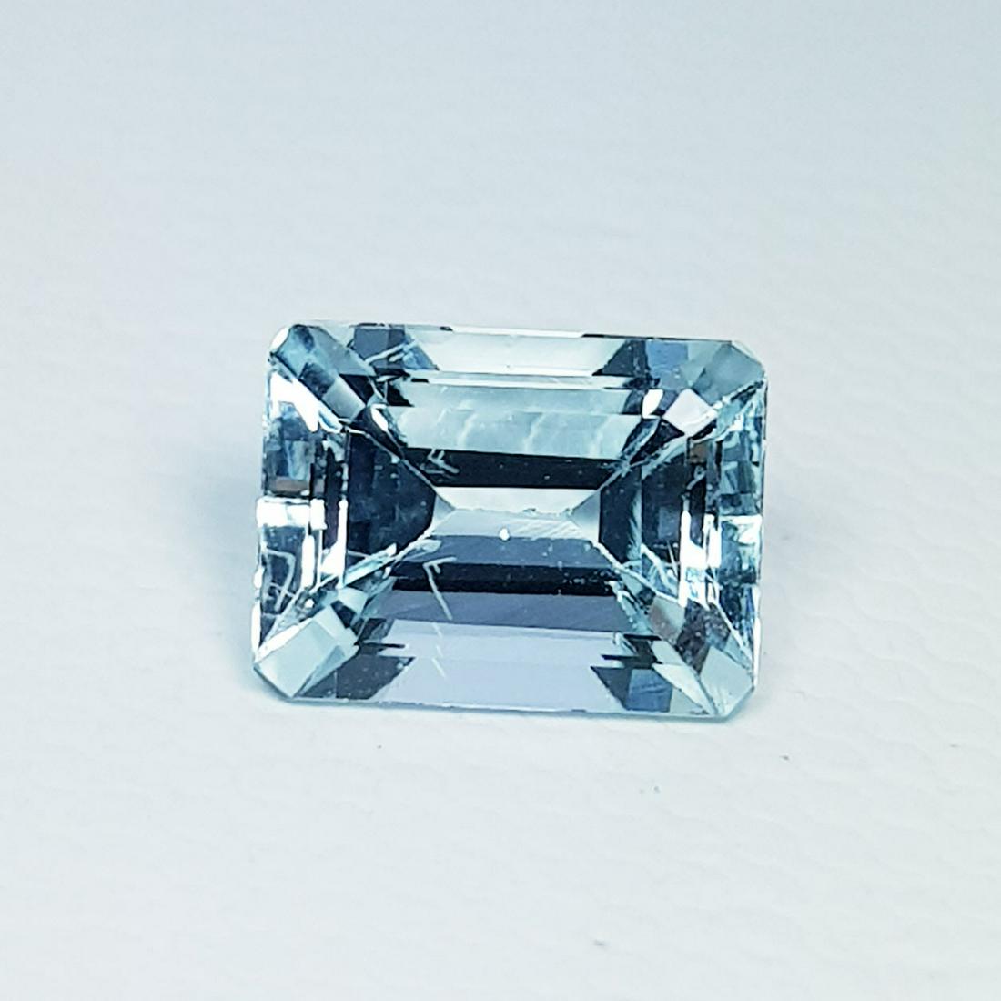 Natural Aquamarine Emerald Cut 1.60 ct (1 of 5)