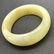 Baltic amber bangle bracelet white butter colour - 2
