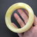 Baltic amber bangle bracelet white butter colour - 6