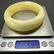 Baltic amber bangle bracelet white butter colour - 8