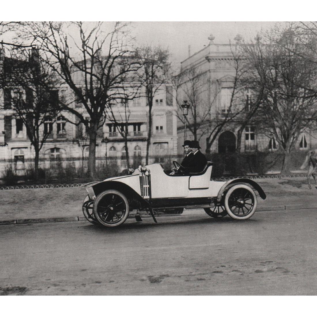 JACQUES HENRI LARTIGUE - Avenue du Bois, Paris 1910: Artist: JACQUES HENRI LARTIGUE Print Title: Avenue du Bois, Paris 1910 Medium: Sheet-fed Gravure Printing Date: 1970's Printed in France Image Size approx: 7 X 6 inches Jacques Henri Lartigue (1894-19